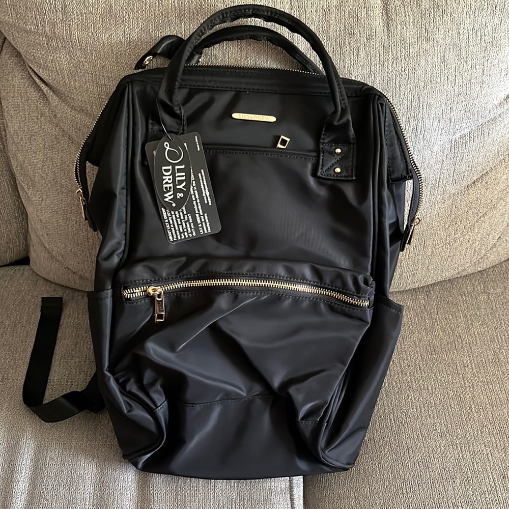 Lily & Drew laptop backpack